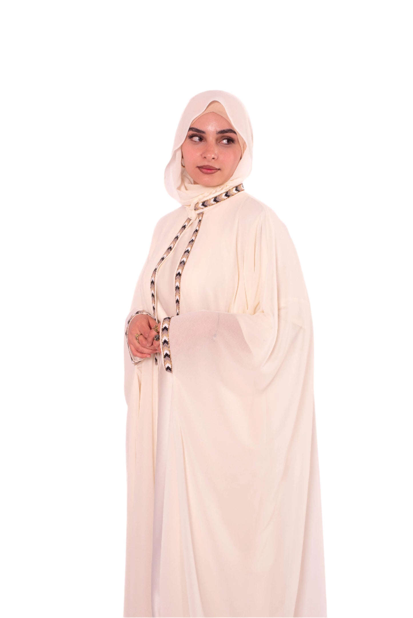 Abaya with Fond Robe – Elegant 2-Piece Modest Set, Custom Colors