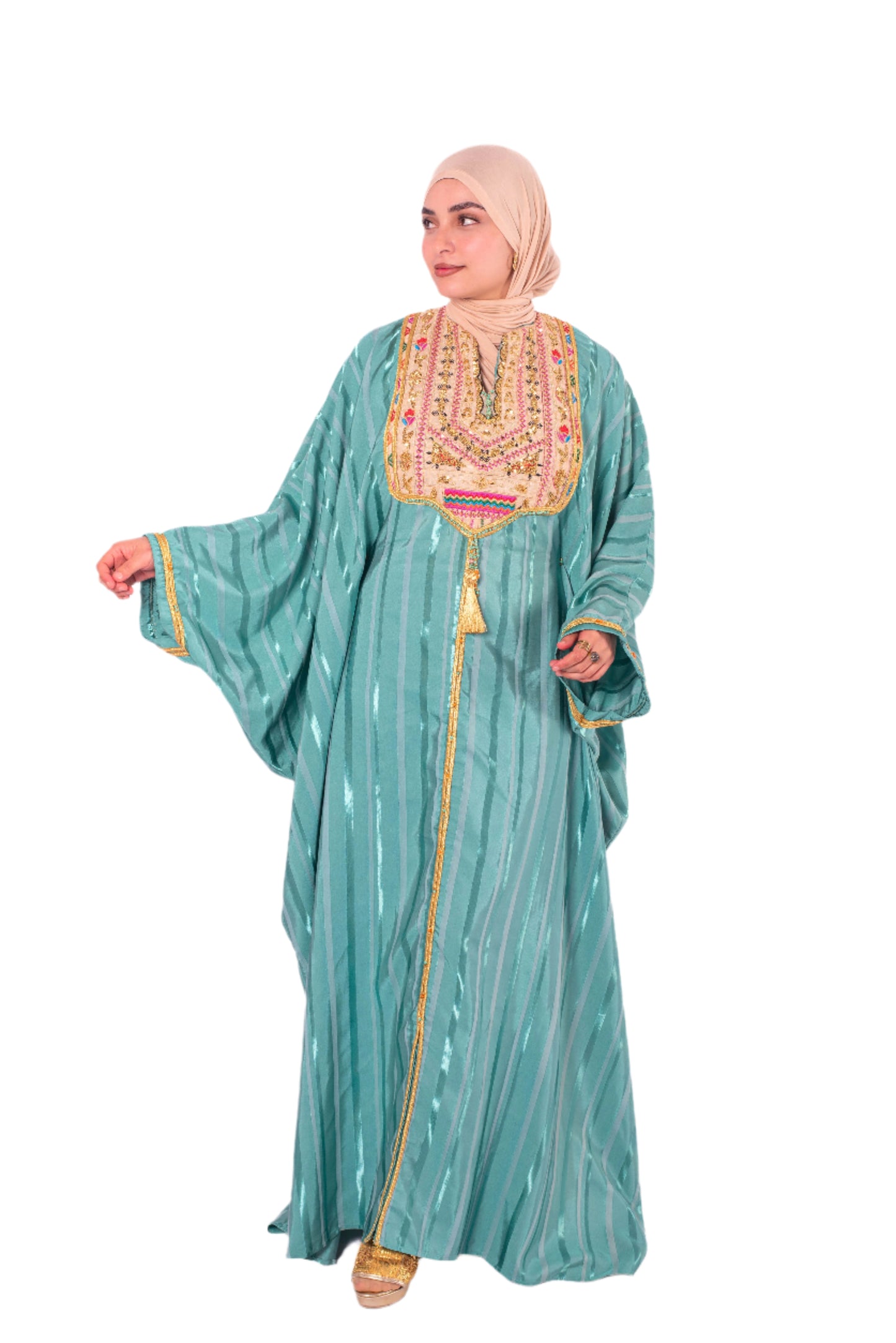 Tunisian Koftan – Khamri Satin de Soie, Triza 3dass, Kontil & 7jar