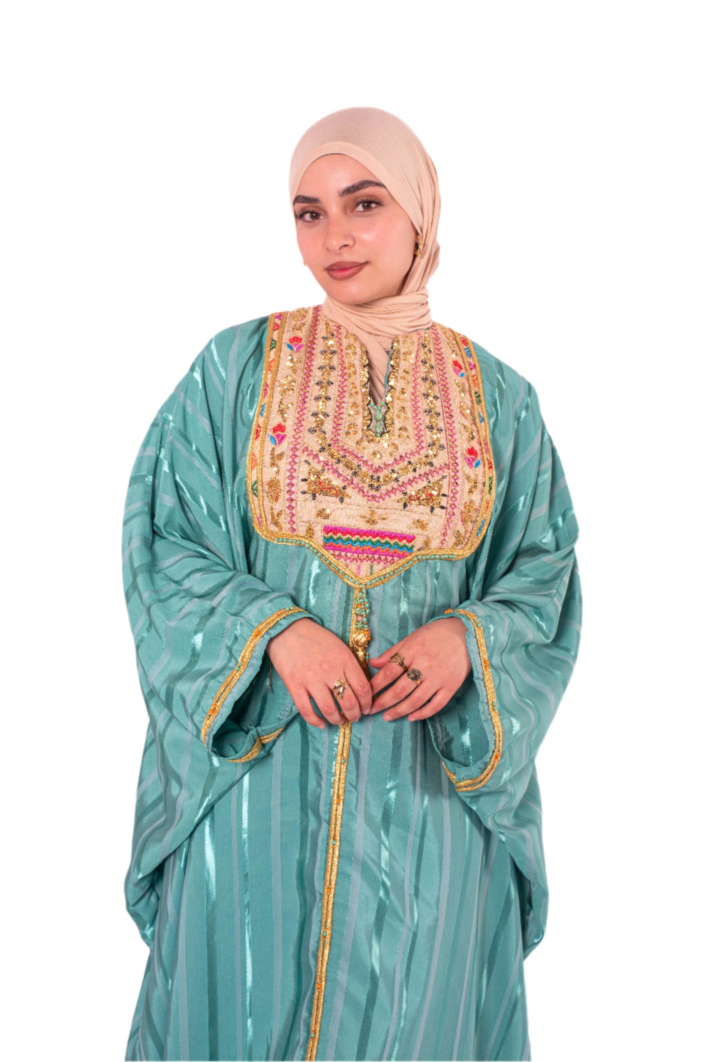 Tunisian Koftan – Khamri Satin de Soie, Triza 3dass, Kontil & 7jar