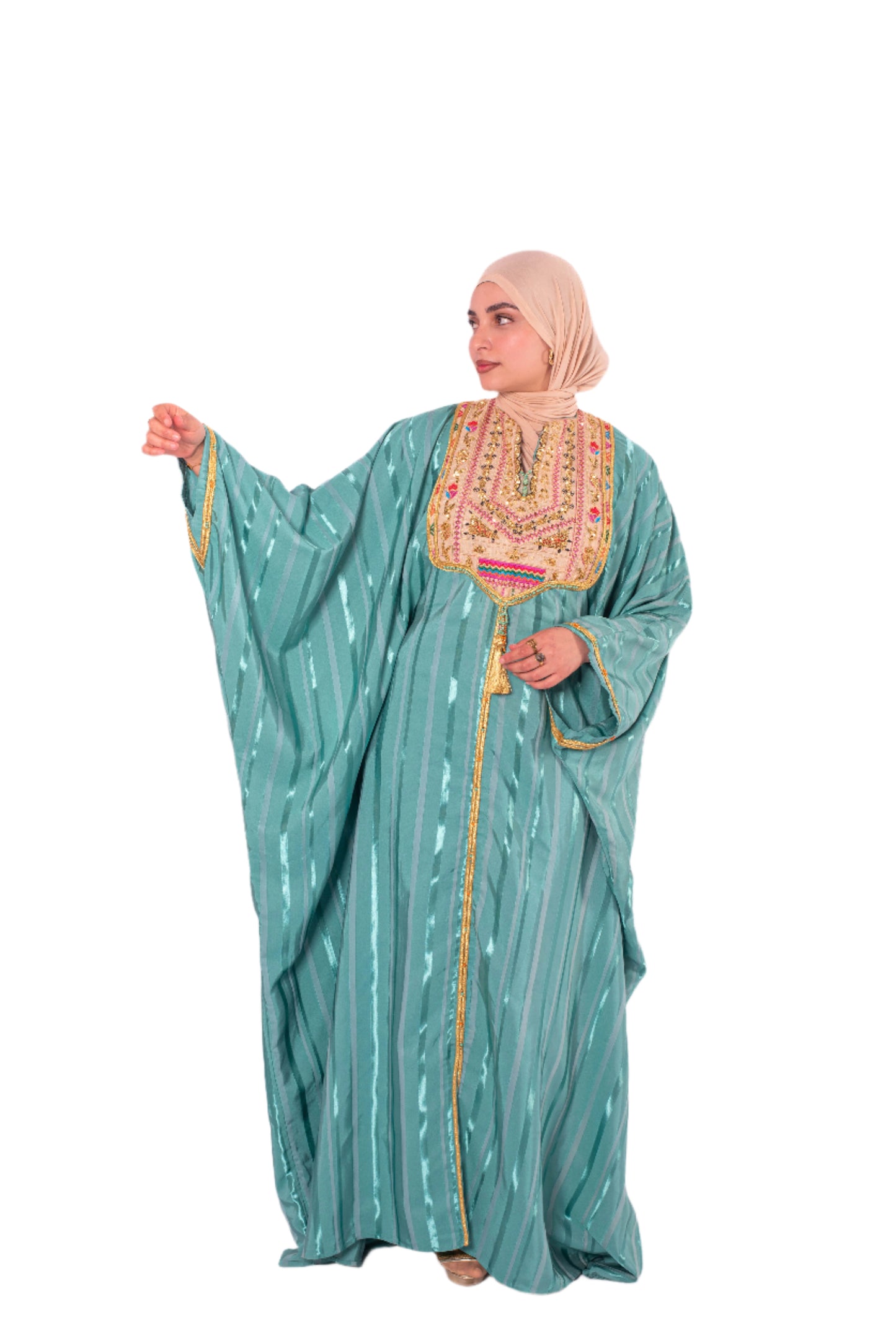 Tunisian Koftan – Khamri Satin de Soie, Triza 3dass, Kontil & 7jar