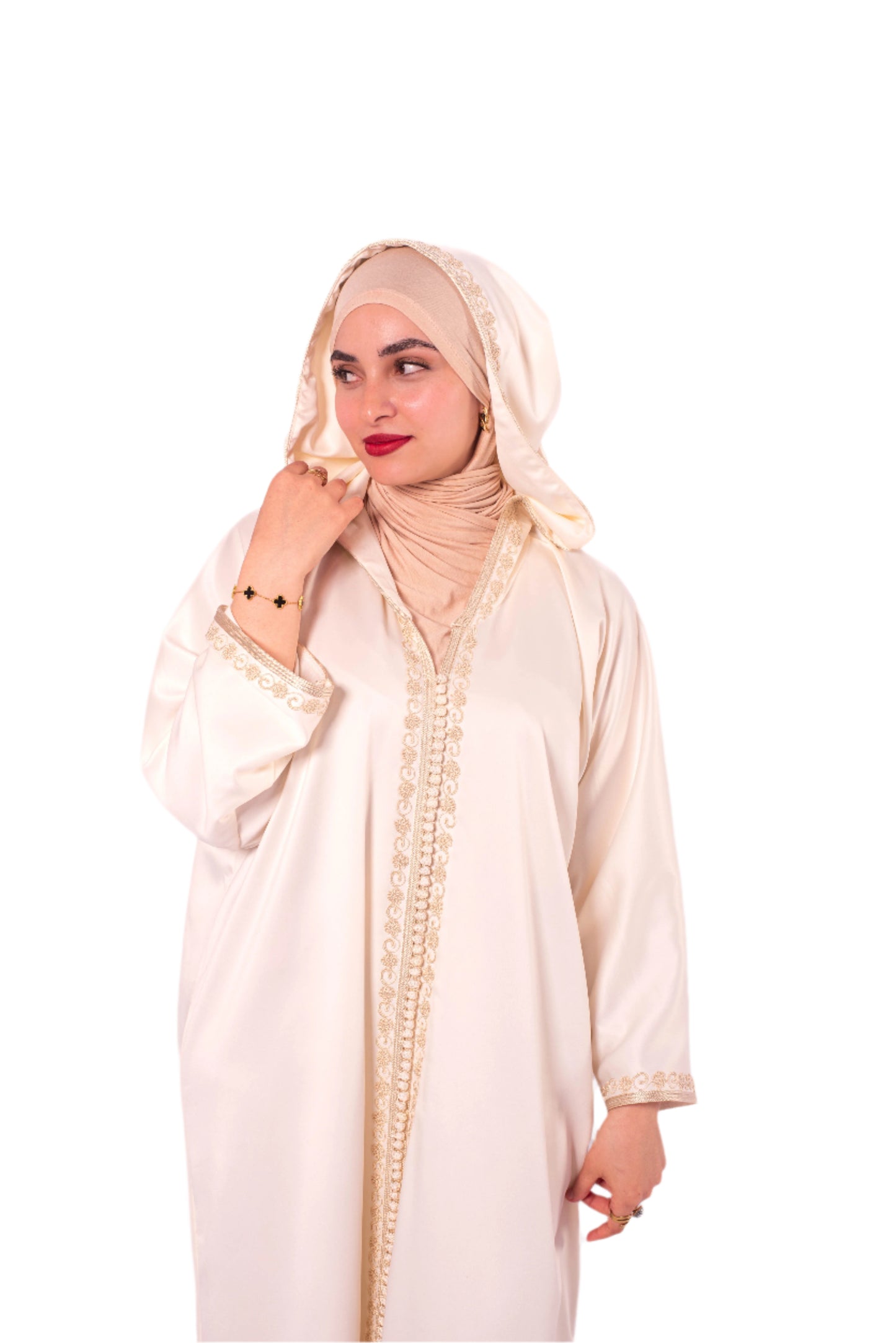 Jebba Omra – Satin de Soie with Triza Maghrbiya Embroidery