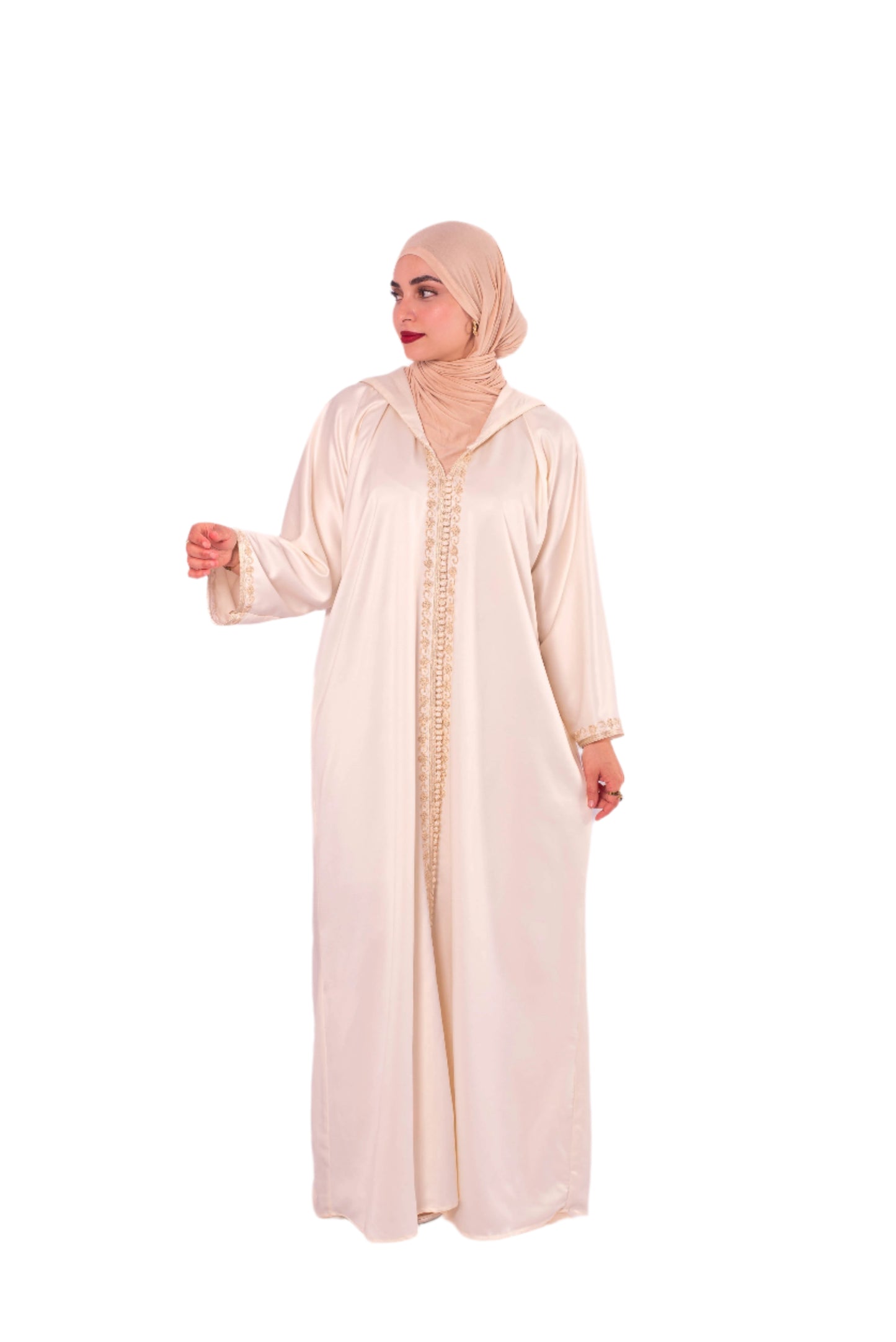 Jebba Omra – Satin de Soie with Triza Maghrbiya Embroidery