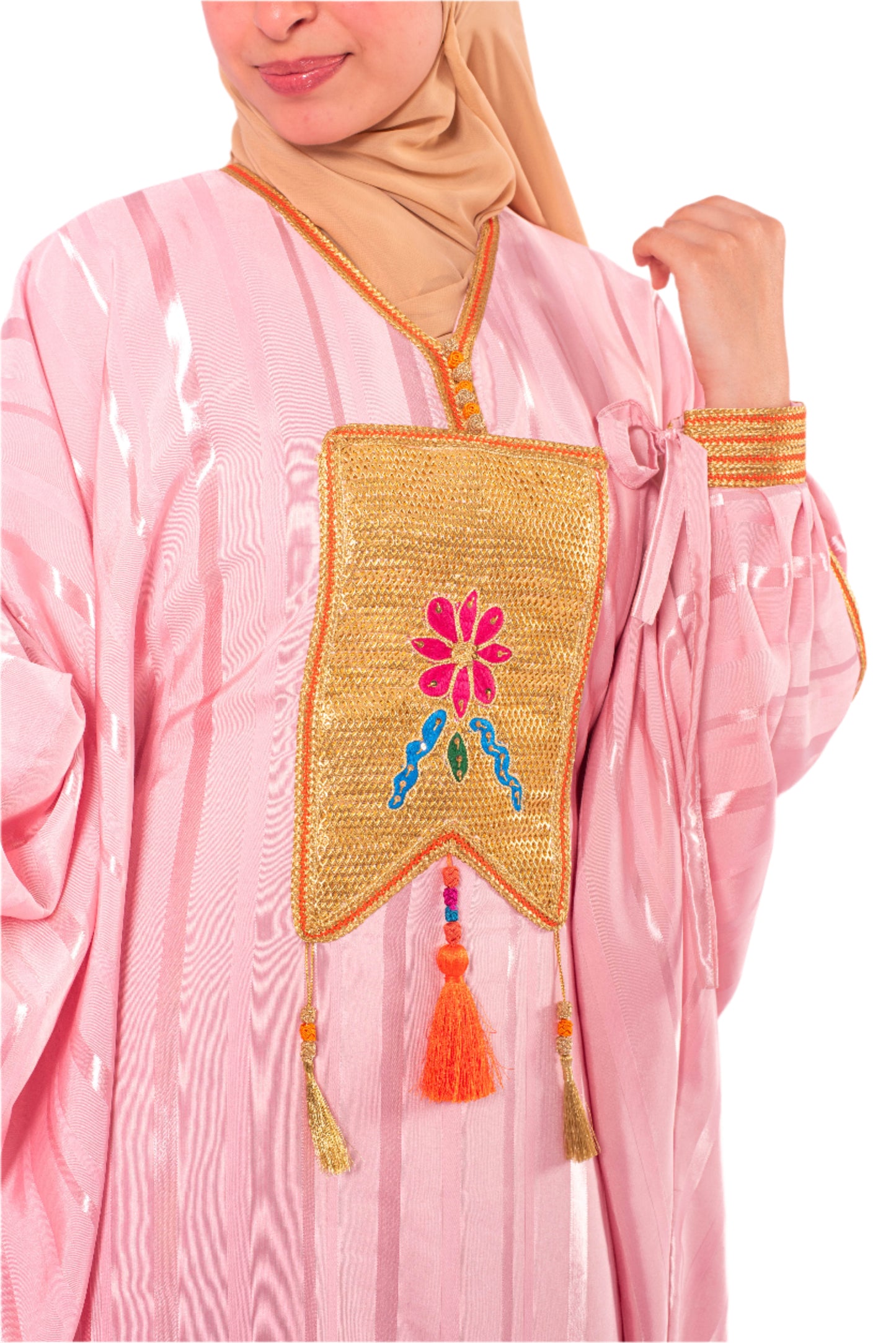 Tunisian Traditional Koftan – Handcrafted Heritage Dress for Women