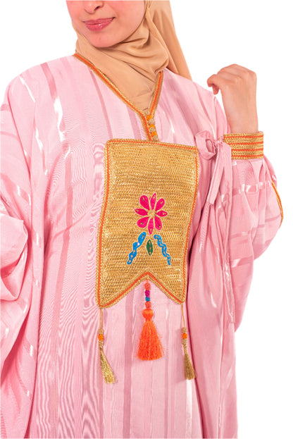Tunisian Traditional Koftan – Handcrafted Heritage Dress for Women