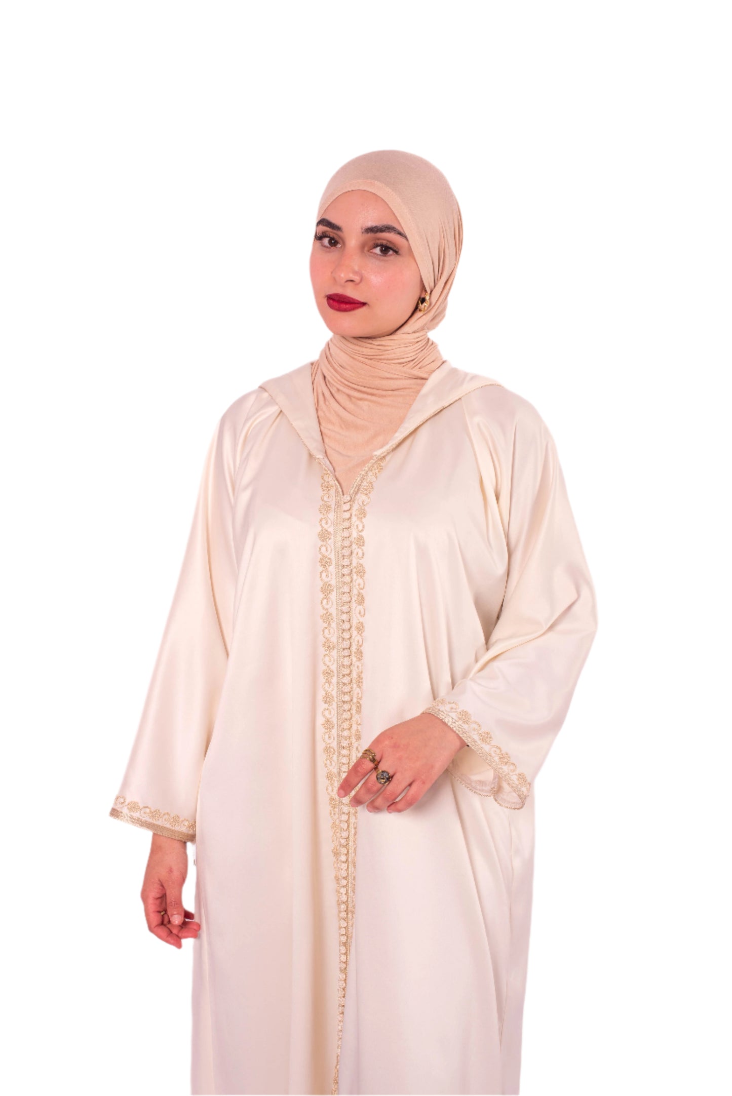 Jebba Omra – Satin de Soie with Triza Maghrbiya Embroidery